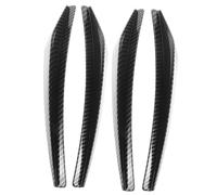 MOLUCKFU 4 Stück Carbon Fiber Radlauf Schutzleisten Erweiterte für Umfassenden Kratzschutz Stoßschutz Elegante Auto außenverkleidung mit Einfacher Bohrfreier Montage Vielseitig Kompatibel