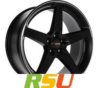 Momo Five Black Matt Polish Alufelge 18 Zoll ET42 5x112 ML72,3
