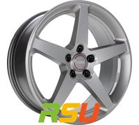Momo Five titan silver matt 8.5x19" ET45 LK5 112 ML 72.3 Alufelgen 19 Zoll