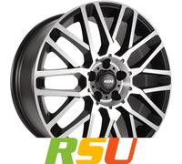 Momo Revenge Evo matt black diamond cut 8.5x19" ET30 LK5 120 ML 79.6 Alufelge...