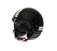 MOMODESIGN Unisex - Erwachsene Fgtr Classic E2206 Jethelm, Mono MATT Black/White, M