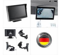 AMPIRE RVA051 TFT Monitor 12.7cm (5"), 2 Videoeingänge (AHD/CVBS) Klebe/Saugnapf