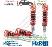 Monotube Fahrwerk 30-70mm, 20-60mm Tieferlegung u.a.: Honda CRX III EG EH 96-97