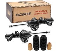 MONROE 2x Stoßdämpfer +Staubschutzsatz hinten links rechts für Fiat Panda 169