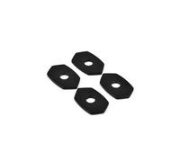 HIGHSIDER pro Montageplatten Indy Spacer Aluminium Schwarz, Für BMW SUZUKI RM-Z