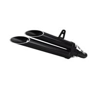 Montageteile für Motorradauspuff Für Honda Für Rebel 300 500 CMX300 Voll Schwarz Motorrad Auspuff Mittleren Link Für Rohr