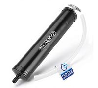 MONZANA® Ölabsaugpumpe 500 ml Metall Handpumpe T-Griff Ölpumpe für Ölwechsel Absaugpumpe von Motoröl und Getriebeöl Sauberes Öl Spritze mit Schlauch