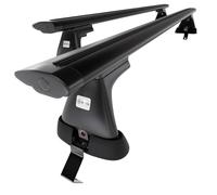 Mossa - Alu-Dachträger kompatibel mit Opel Astra K mk V Sports Tourer (2016-2022) - schwarz Dachträger Dachgepäckträger - ohne Montagelemente 2