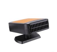 MoSundi Tragbare 12 V Auto-Heizung und Entfroster, schnell aufheizende Windschutzscheiben-Demister mit 360° verstellbarer Belüftung, geräuscharmer ABS-Ventilator, für Winternebelfreiheit, passend für