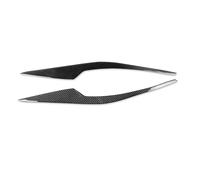 Motenna Scheinwerfe Augenbrauen Autoaufkleber,Compatible With CR-V CRV 2007-2011,Zierleiste,Außenzubehör, Dekorativ Auto-Augenbrauen-Dekoration(Black)