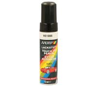 Motip Lackstift Grau Metallic 12ml für Metall Kunststoff Auto Lack 951085