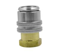 MotiveTech Reifenfüllventil Aluminium Kupfer Selbstverschluss Adapter Schnellverschluss Clip für Kompressor Ersatz für Fahrzeugwartung Werkstattausrüstung Mobils, 22mm