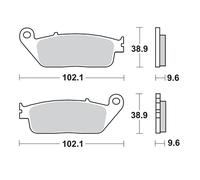 Moto-Master Bremsbelag RoadPRO Sinter (für: Victory Hammer 1731 09-11 hinten )