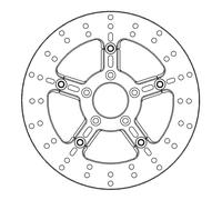 Moto-Master Custom Series Schwimmend gelagerte Bremsscheibe BRAKE DISC FRONT