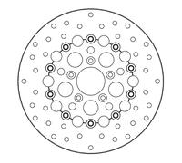 Moto-Master Halo-Serie Schwimmend gelagerte Bremsscheibe BRAKE DISC FRONT