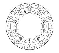 Moto-Master Halo-Serie Schwimmend gelagerte Bremsscheibe BRAKE DISC HALO T-FLOATER FT