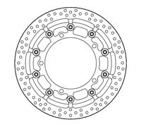 Moto-Master Halo-Serie Schwimmend gelagerte Bremsscheibe BRAKE DISC HALO T-FLOATER FT