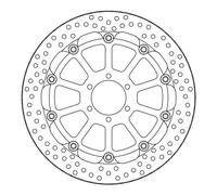 Moto-Master HALO series T-Floater Bremsscheibe BRAKE DISC FLOAT FT