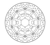 Moto-Master HALO series T-Floater Bremsscheibe BRAKE DISC FT L