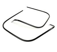 MOTO NOSTRA Kantenschutz/Schlitzrohr Set schwarz kompatibel für Vespa GTS 125, Vespa GTS HPE 300, Vespa GTS Super 125, Vespa GTS Super HPE 300, Vespa GTV HPE 300