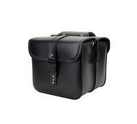 Moto Pu Leder Satteltaschen Satteltasche Seite Werkzeugtasche Gepäck Schwarz Braun Für Sportster XL883 XL1200(Schwarz)