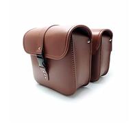 Moto Pu Leder Satteltaschen Satteltasche Seite Werkzeugtasche Gepäck Schwarz Braun Für Sportster XL883 XL1200(Brown)