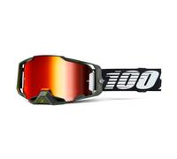 Motocross-Brille 100 % - USA ARMEGA Soledad rotes Plexiglas