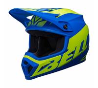 Motocross Helm Bell MX-9 MIPS Disrupt Blau Gelb