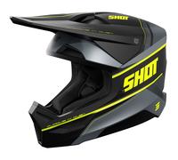 Motocross-Helm Shot Furious Dust matt fluo gelb 2XL