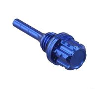 Motocross Ölmessstab aus für premium Aluminium - Hexagon Stil Öltemperaturanzeige & Ölstand - Für Quad für atv für pitbike Go-Kart Kleinkraftrad - Langlebig & Leicht(Blue)
