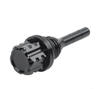 Motocross Ölmessstab aus robustem Aluminium CNC gefräst Öltemperaturanzeige Stil für Pitbike für atv Go-Kart Kleinkraftrad Direkteinbau(Black)