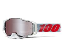 Motocross-Schutzbrille 100% ARMEGA X-Ray-Hiper silber plexi
