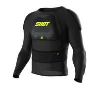 Shot Airlight Protektorenjacke, schwarz-gelb, Größe S für Männer