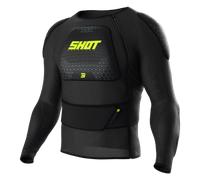 Shot Airlight Protektorenjacke, schwarz-gelb, Größe XL für Männer