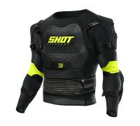 Shot Optimal 2.0 Protektorenjacke, schwarz-gelb, Größe L für Männer