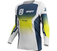 Motocross-Trikot Shot Aerolite HVA blau S