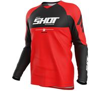 Motocross Trikot Shot Draw Private rot 4XL