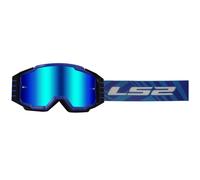 LS2 Charger Pro Motocross Brille, blau