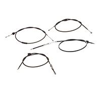 MOTOFLEX Bowdenzug-Set in Schwarz - für Simson Schwalbe KR51/2