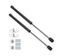 Motoforti Universelle Liftunterstützungen Gasfedern 15 Zoll / 380 mm 70 lb / 310N / 31 kg Schwarz für Autodeckel Bootsluke Dachfenster Deckel unter dem Bett Hebewerkzeugkastendeckel