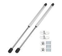 Motoforti Universelle Liftunterstützungen Gasfedern 17 Zoll / 430 mm 20 lb / 90N / 9 kg Silberton für Autodeckel Bootsluke Dachfenster Deckel unter dem Bett anheben