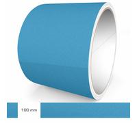 Motoking Zierstreifen 100mm Reflektierend Hellblau Glänzend Glanz Auto Boot WoMo