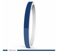 Motoking Zierstreifen 12,5mm Dunkelblau Glänzend RAL 5002 Glanz Auto Boot WoMo