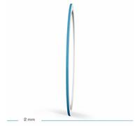 Motoking Zierstreifen 2mm Reflektierend Hellblau Glänzend Glanz Auto Boot WoMo