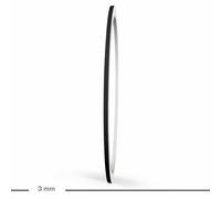 Motoking Zierstreifen 3mm Reflektierend Schwarz Glänzend Glanz Auto Boot WoMo