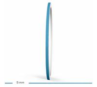 Motoking Zierstreifen 5mm Reflektierend Hellblau Glänzend Glanz Auto Boot WoMo