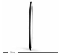 Motoking Zierstreifen 5mm Reflektierend Schwarz Glänzend Glanz Auto Boot WoMo