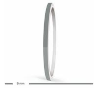 Motoking Zierstreifen 9mm Mausgrau Grau Glänzend RAL 7005 Glanz Auto Boot WoMo