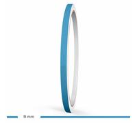 Motoking Zierstreifen 9mm Reflektierend Hellblau Glänzend Glanz Auto Boot WoMo