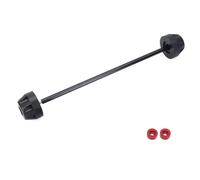 Motor Crash Stoßstange Für Suzuki GSXR600 GSXR750 K8 K9 K10 2008 Hinten Vorderachse Gabel Crash Slider Motorrad Radschutz(Rear RED)